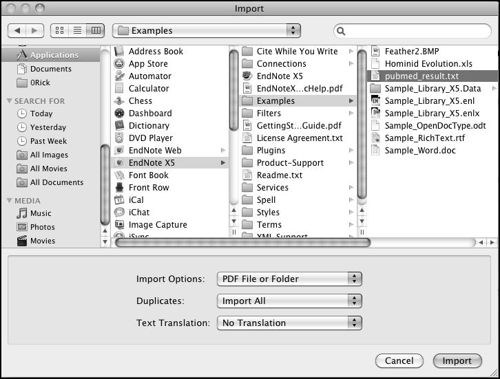 There are hundreds of filters included with EndNote; each one is designed to read a specific tagged format from a specific information provider.