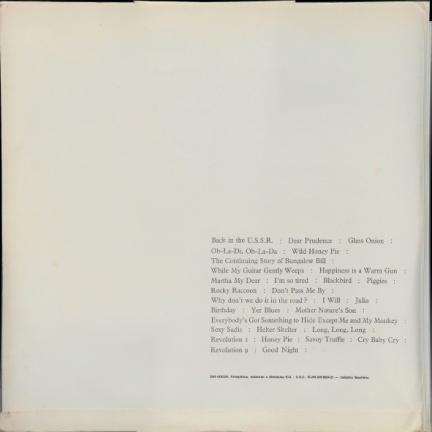 APPLE SBTX-1005/6 THE BEATLES [2-LP] Top opening cover,