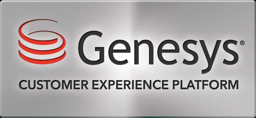 GENESYS CUSTOMER EXPERIENCE