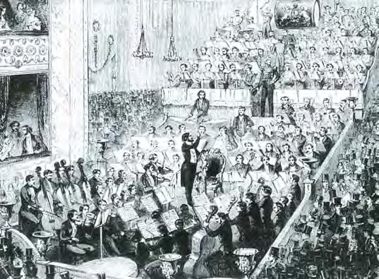 Jullien s Promenade Concerts 1850. Royal Opera House, Covent Garden.