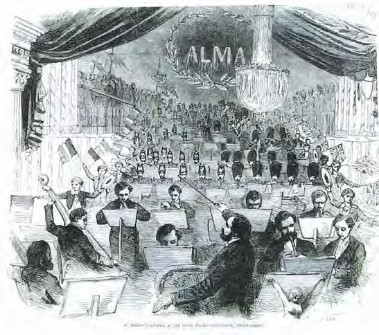 foreground). A Concert for the Crimea (1855).