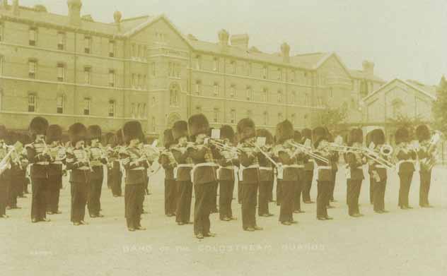 The Coldstream Guards Band: Chelsea Barracks c. 1911.