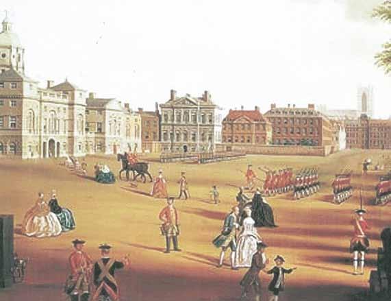 Hautbois on Horse Guards - c. 1750.