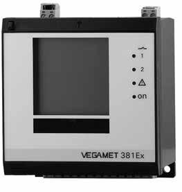 VEGAMET 38 Signal conditioning and display instrument for level sensors The VEGAMET 38 signal conditioning instrument powers the connected 4 20 ma/hart sensor, processes and displays the measured