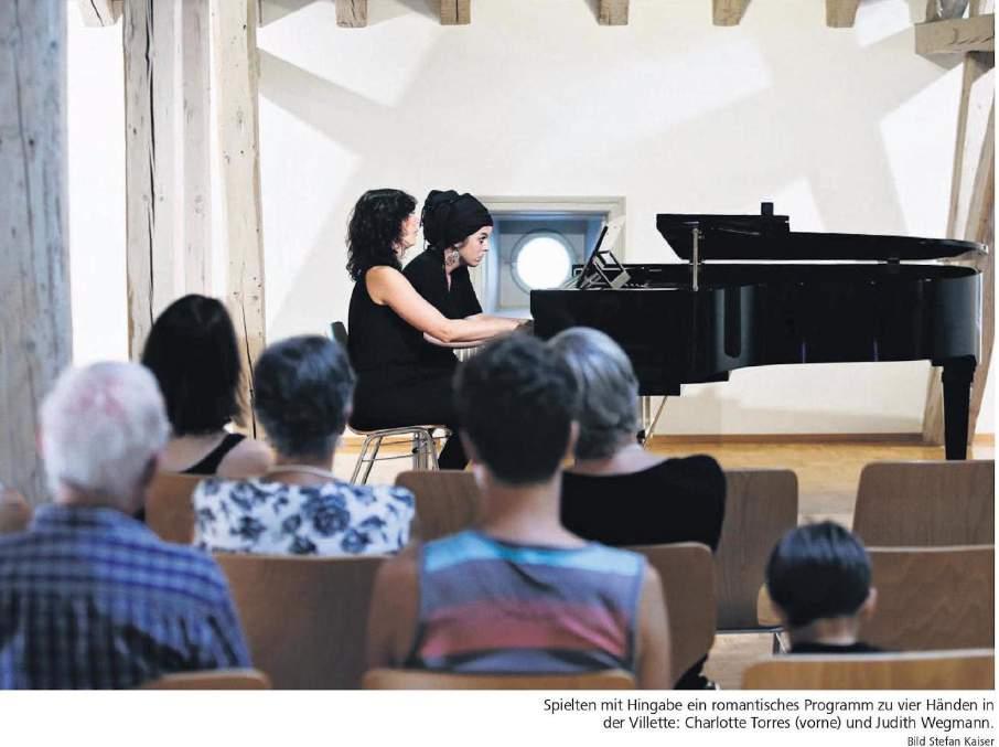4 hands play with passion Classical Piano Duo with Charlotte Torres, 2016 An uncomplicated and direct encounter with two passionate musicians something we see all too rarely in classical concerts.