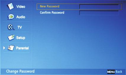 password and you like or press Menu to cancel.