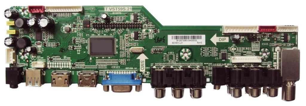 1. GENERAL DESCRIPTION. T.VST59S.21B is an analog TV control board, which is suitable for Asia-Pacific and Middle-East market.