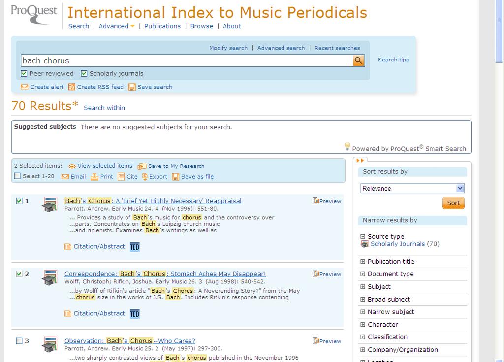 Music Databases : IIMP Click to view