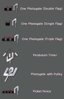 creating a timer for the photogates, using graphics to