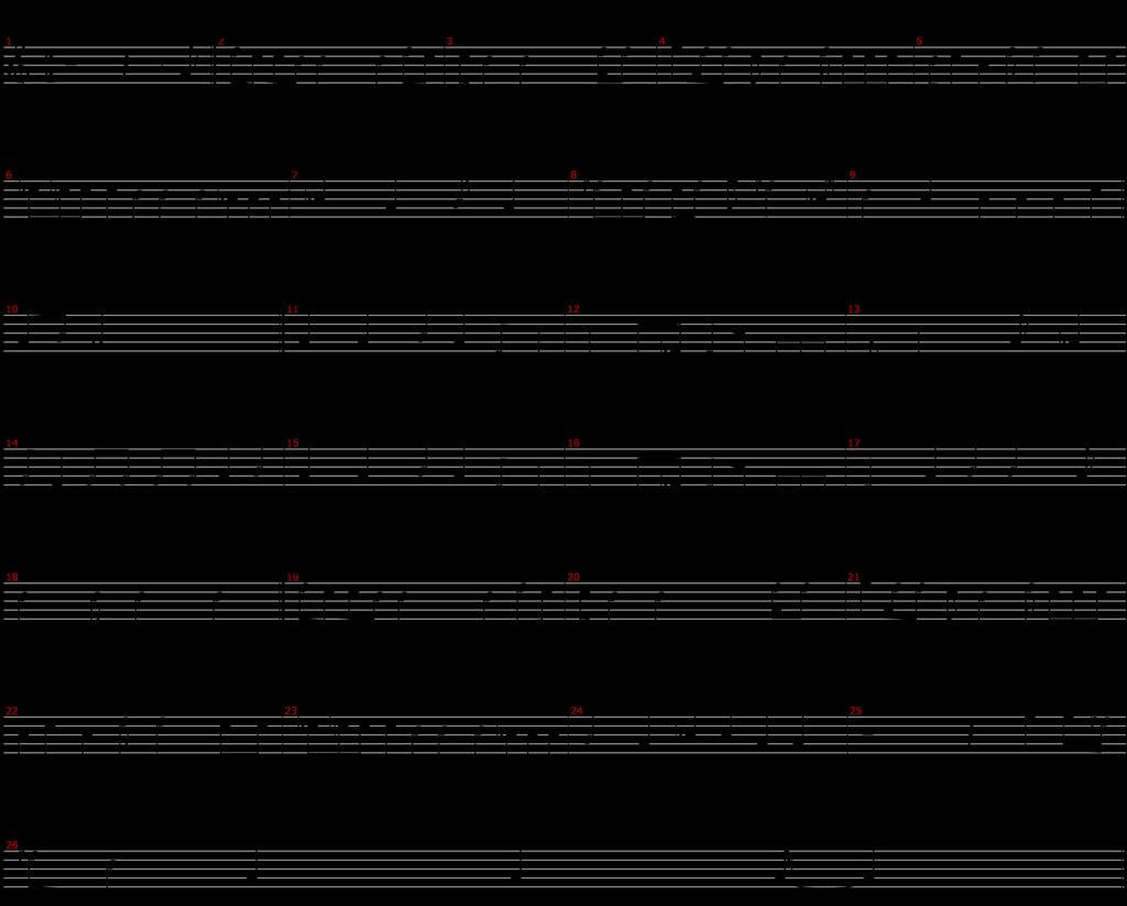Figure 11: A lead sheet with the structure of In a Sentimental Mood but in the style of the Beatles. Note that bar 12 is a transposed variation of bar 11, as in the original song.