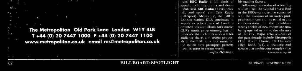 Meanwhile, if it's talk you're after, check out London stations News Direct 97.