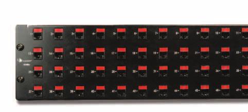 0G A MAX PATCH PANELS The MAX patch panel provides a rack mount solution enabling augmented category performance in a reliable and flexible modular solution.