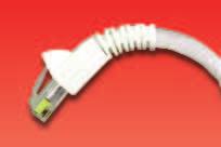 0 degree crimp provides excellent plugto-cable strain relief without causing pair deformation Optimised Bend Radius Patent pending design removes outer jacket layer at plug ends to improve bend
