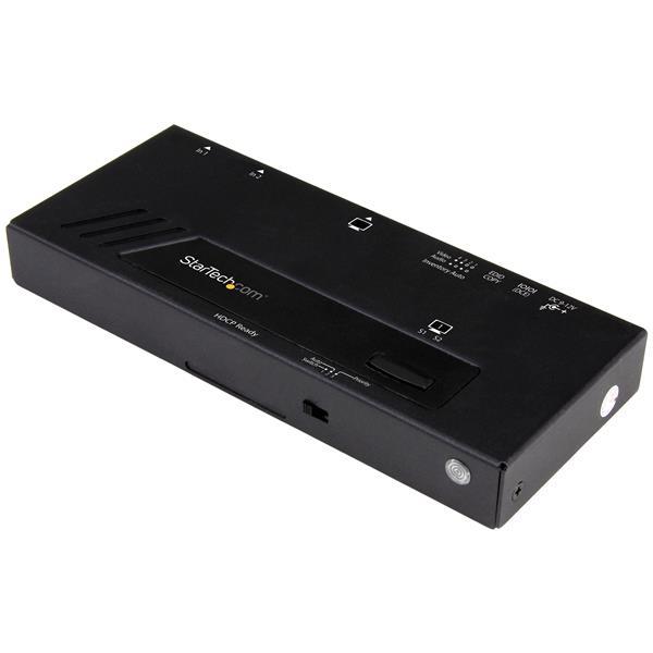 2-Port HDMI Automatic Video Switch - 4K with Fast Switching Product ID: VS221HD4KA Create a powerful visual experience, with the ability to switch between two 4K video sources seamlessly.