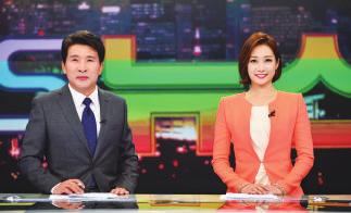 1 News Channel KBS' signature evening news program, <News 9>, is the most influential and trusted