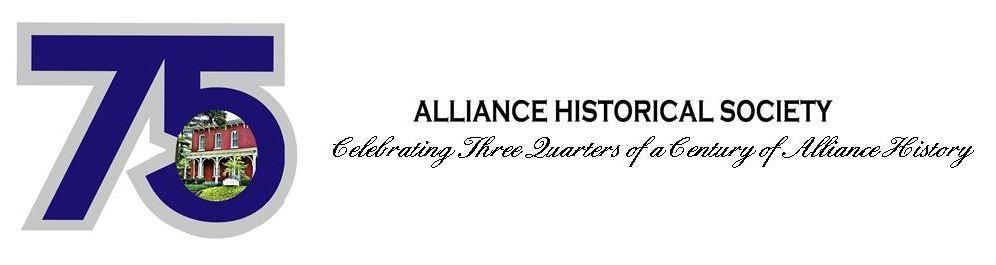 Subject: 2014 OHRAB Grant Final Report Date: 23 January 2015 Institution Name: Title of Project: From: To: Alliance Historical Society Organization and Preservation of Historic Materials in the