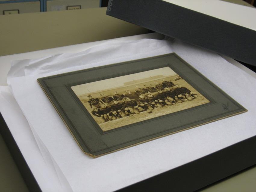Photographs: Oversized photographs as they are now stored in archival