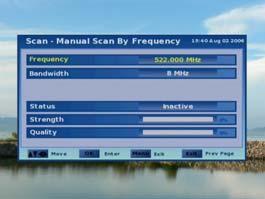 Press OK key to scan channels. 6.2 Manual Scan If you are familiar with relevant channel or frequency parameters, you can choose manual scan.