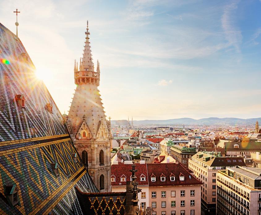 Prague, Czech Republic and Vienna, Austria June 19-27, 2020 Day 7: Thursday, June 25, 2020 Vienna European buffet breakfast at hotel. Today you have a half-day private sightseeing tour of the city.