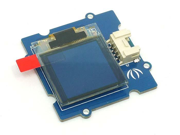 Grove - OLED Display 1.12" Introduction 3.3V 5.0V I2C Our new 1.12 OLED displays are perfect when you need a small display with 16 grayscale. The visible portion of the OLED measures 1.