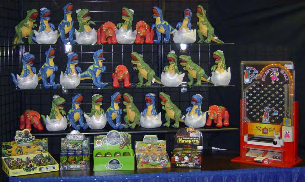 Jurassic Skatterball 3 Balls For $ 1.00 2 In Wins Small Prize - Cost is $ 2.75 Each 3 In Wins Large Prize - Cost is $ 7.