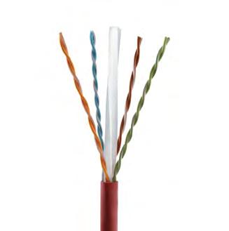 Category 6+ 550MHz UTP Cable U6550-004-xxxx Conductor Insulation (HDPE/FEP) Rip Cord (Optional) Twisted Pair Jacket (PVC) UL Listed CMR and CMP UL and ETL Verified Capable of handling full broadband