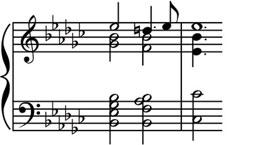 184 the music instinct Figure 6.11 The deceptive cadence in the Prelude in EH from Book I of Bach s Well-Tempered Clavier.