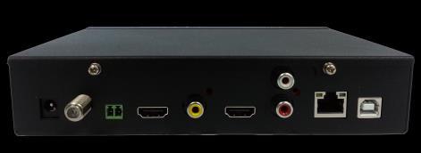 All DVB-T/ISDB-T/ ISDB-Tb compliant receivers, including SetTopBox, Digital TV, PC/NB USB DTV dongle, or DTV capture card can receive, and watch the video from a HV-100 via the standard coaxial cable