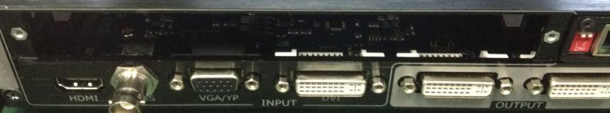 1 Installing Input Module VENUS X1 is based on replaceable input optional modules structure,