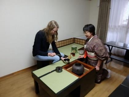 our own tea ceremony!