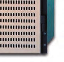 The full range of I/O options is available in the 288 frame, including fiber and analog