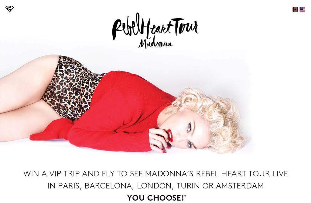 Madonna SuperShareableTwitter competition