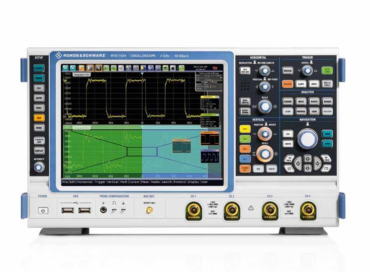 R&S RTO Digital Oscilloscope At a glance The R&S RTO oscilloscopes combine excellent signal fidelity, high acquisition rate and the world's first realtime digital trigger system with a compact device