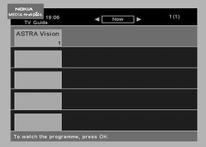 From a submenu you can adjust settings to your own requirements. The TV Guide and Radio Guide These guides will give you an overview of programme information from the TV/Radio channels.