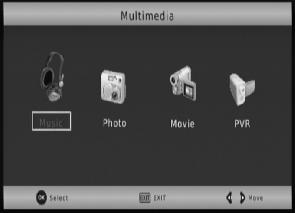 USB MULTIMEDIA PLAYBACK AND SETTINGS This feature is only available in DVB Mode. To play multimedia files, a compatible USB device must be attached.