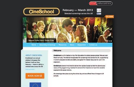 EXPANDING ENGAGEMENT WITH THE CINEMA EXPERIENCE CINESCHOOL AUTISM-FRIENDLY SCREENINGS Over 6,000 pupils ad staff from 156 schools atteded a autism-friedly film evet o the 26th April i celebratio of