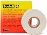 Splicing and Insulating Tapes - Glass Cloth Scotch Glass Cloth Electrical Tapes 27 Scotch Glass Cloth Electrical Tape 27 is a 0.