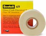 This tape is designed to operate in 600 volt dry applications requiring high mechanical strength and resistance to high temperatures.
