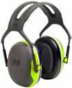 Hearing Protection 3M Peltor X4 Premium Earmuffs > Modern, attractive low-profile design > Incredibly thin and light weight > Electrically-insulated (dielectric) wire headband > Twin headband design