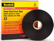 Scotch Tape 35 operates over a wide range of temperatures between 0 to 105 C. This tape is available in a range of faderesistant colours.
