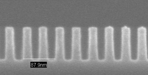 Summary of AMAT 22nm Spacer Mask Demonstrations: Core Gap 22nm Carbon Hardmask Top-view