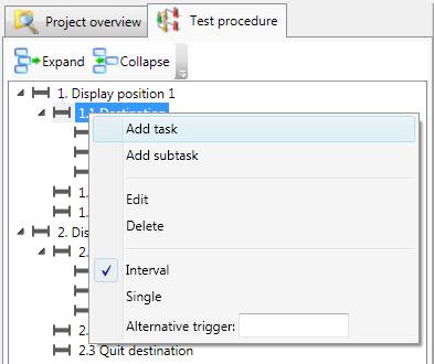 Creating a Test Procedure 2. In the "Test Procedure" menu, select the entry "New" or click on the "New Test Procedure" button in the D-Lab toolbar. 3.