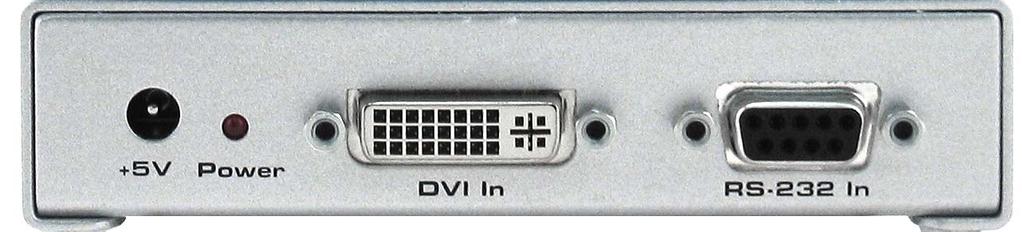 DVI RS-232 EXTENDER SENDER FRONT PANEL