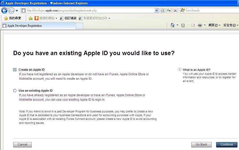 You may get your Apple ID and password after registration