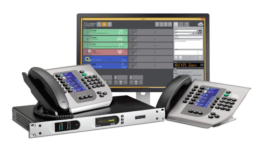 Hx6 Six-Line POTS Talkshow System Give Your Phones an Instant Upgrade OVERVIEW Hx6 is our most advanced six-line digital Talkshow system.