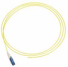 F I B E R S O L U T I O N S Fiber Pigtails Glossary/Index Packaging Conduit Multi-Conductor Coax Assemblies & Copper Uniprise Terminated Cables Single-ended connectorized buffered fiber for use in