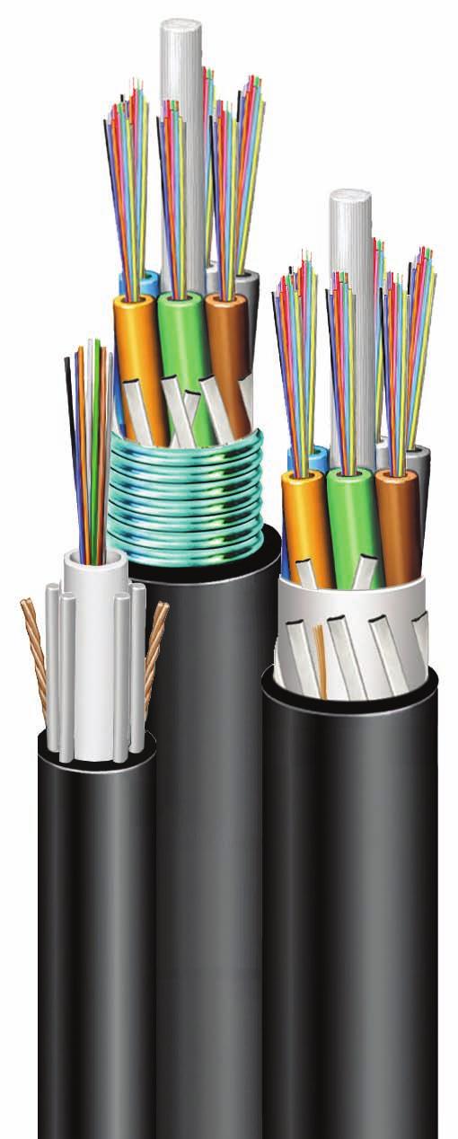 F I B E R S O L U T I O N S Outside Plant Cables Robust Dielectric and Armored Constructions Glossary/Index Packaging Conduit Multi-Conductor Coax Cables Copper Uniprise All CommScope Outside Plant