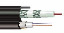 F I B E R S O L U T I O N S Hybrid Cables Self-Supporting 1-12 Fiber ARID-CORE Construction and Brightwire TM RG-6 Quad Shield Product Type/ Catalog Outer Diameter Min.
