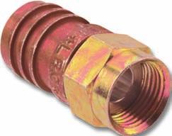 C O A X Connectors Connectors are manufactured to fit each series and size of coaxial cable. CommScope does not stock or sell connectors.