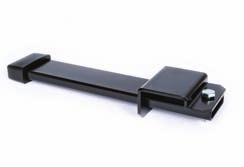 Post, 10 in H (1 Each), Black 760084004 CRBK-RS Universal Rack Support